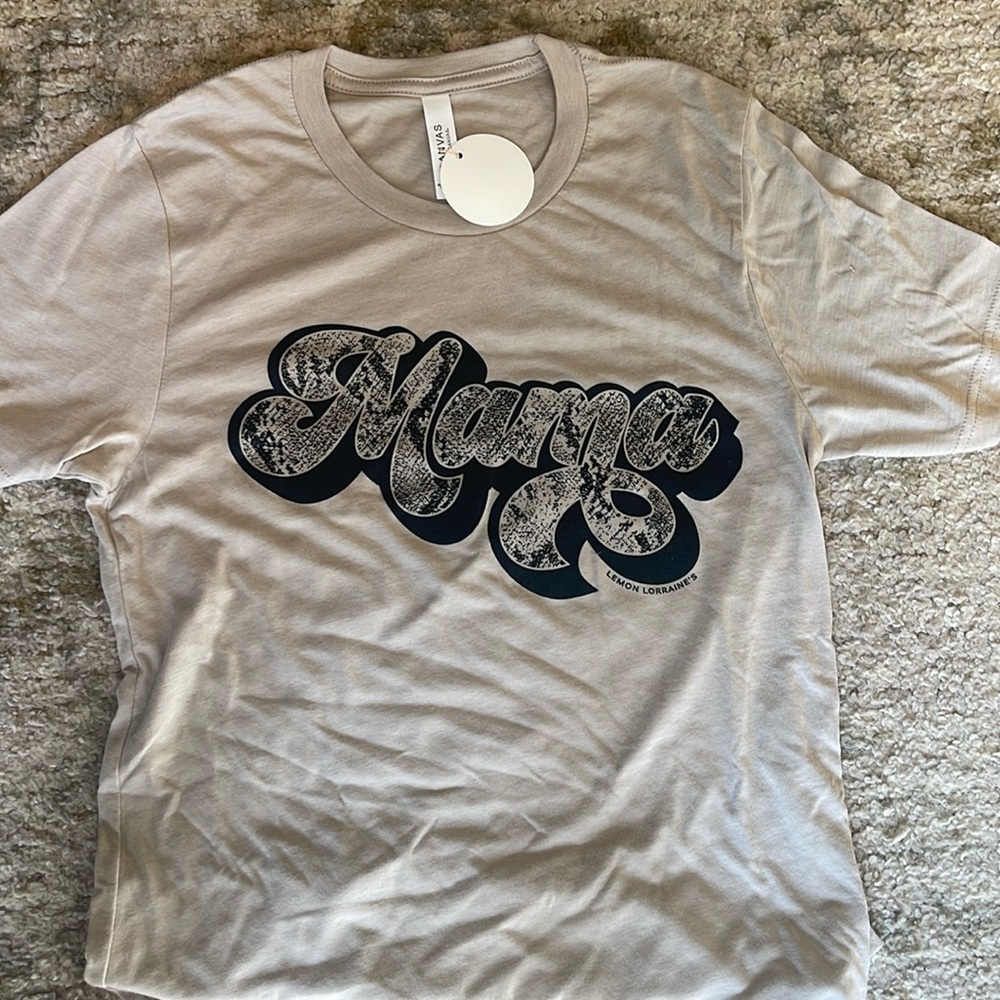 MAMA snake print tshirt